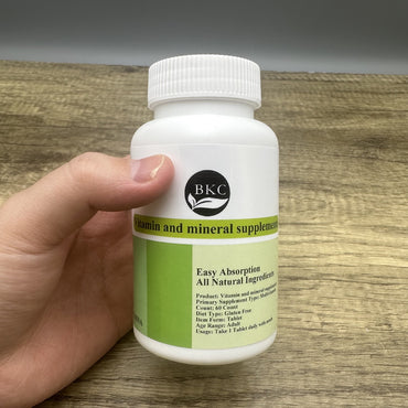BKC Vitamin and Mineral Supplements – Berry Flavored, Chewable Tablets for Optimal Health