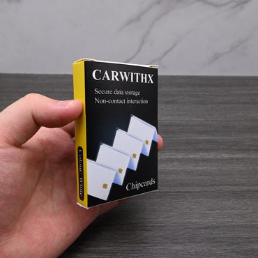 CARWITHX Chipcards Professional 4442 Contact IC Smart Card for Secure Access Control