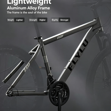 FLYLU Mountain bikes for adults, men, women, junior high school students, and teenagers, 20/22/24/26-inch geared bikes