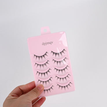 dpjmqv 5 Pairs Little Devil False Eyelashes Dramatic Reusable False Eyelashes for Special Events