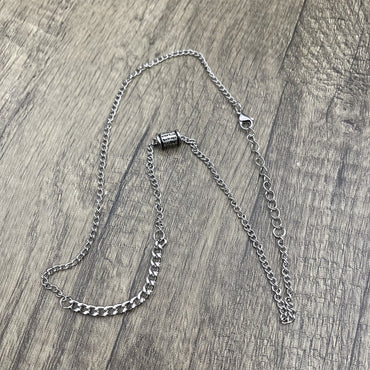 Elegant Silver 925 Necklace Pendant with Modern Design – 23.6 Inches for Daily Wear or Special Occasions