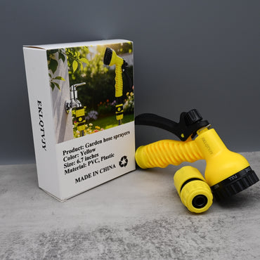 EKLQTVJY Garden Hose Sprayers Versatile Adjustable Nozzle Multi Pattern Spray for Watering and Cleaning