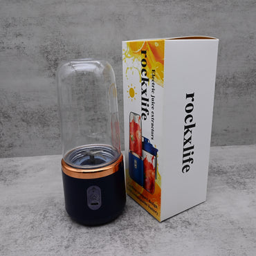 rockxlife Electric Juice Extractors: Portable USB Rechargeable Mini Blender for Smoothies and Fresh Juice