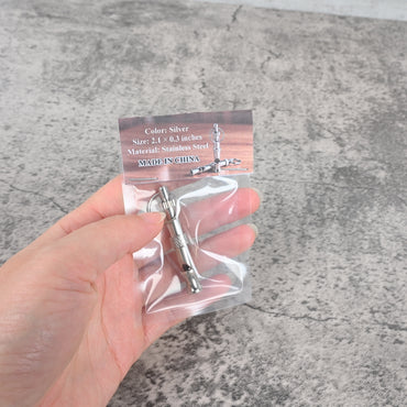 BELCAREPET Professional Dog Whistle Ultrasonic Pet Training Whistle for Dogs Call Recall Obedience Tool Silver