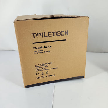 TOILETECH Versatile Stainless Steel Electric Kettle with Global Voltage Compatibility – Fast Boiling, Sleek Design, and Safety Auto Shut-Off
