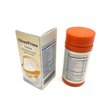 OkeanPrima Vitamins Raw Food Cultured Blend 60 Serving 4 Capsule Daily Vitamins