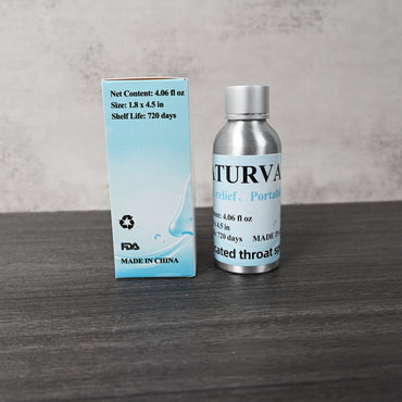 NATURVA Medicated Throat Spray – Fast-Acting Relief for Sore Throat, 4.06 fl oz