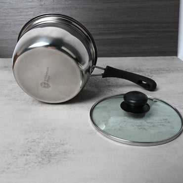 TITANIUM PAN Stainless Steel Cooking Pot Durable Versatile Stovetop Compatible Easy Clean