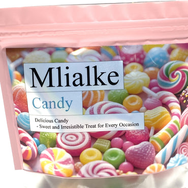 Mlialke Candy Tiny Multicolor Candy 1×1×0.5cm 500g Bag Bite Size Pieces Bright Hues Sweet Snack for Sharing Events