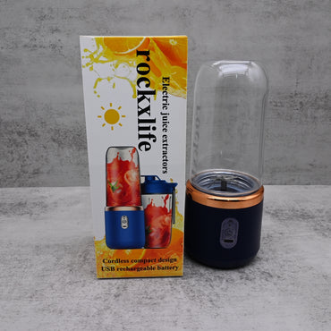 rockxlife Electric Juice Extractors: Portable USB Rechargeable Mini Blender for Smoothies and Fresh Juice