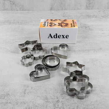 Adexe Cookery Moulds Stainless Steel Durable Lightweight Easy Clean for Baking and Cooking Kitchen Essential