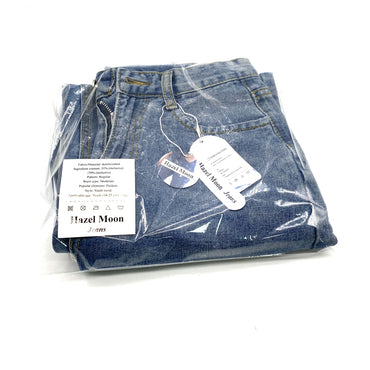 Hazel Moon Jeans Denim Cotton Fabric Blend 51 To 70 Percent Regular Fit Moderate Waist Pocket Casual Jeans