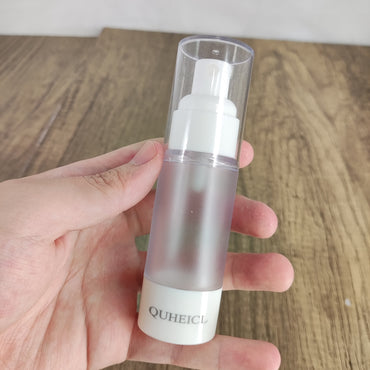 QUHEICL Empty 1 fl oz White Cosmetic Sample Bottles, sold empty - Durable, Travel-Friendly, Easy to Refill