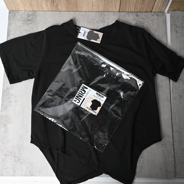 MRING Women's Classic Black T-Shirt Soft Breathable Essential Tee for Everyday Wear