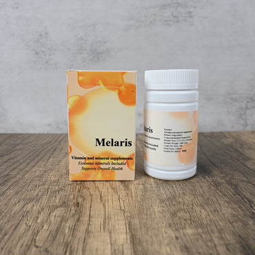 Melaris Vitamin and Mineral Supplements, 1000 mcg, High Potency Cyanocobalamin Tablets, Energy & Nervous System Support