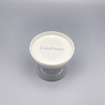 CuisGusto Stylish Storage Jar - Durable Plastic Container for Home and Office Organization