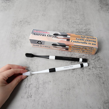 Aiorrax Oryn Toothbrushes for Adults Premium PBT Soft Bristles Gentle Thorough Plaque Removal
