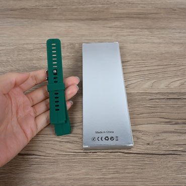 Deep Green Replacement Watchband Comfortable Durable Strap for Fitness Trackers