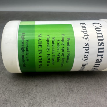 Comsuransly Multi-Purpose High-Quality Empty Spray Bottles for Custom Solutions - Perfect for Cleaning, Gardening, and Crafting Needs