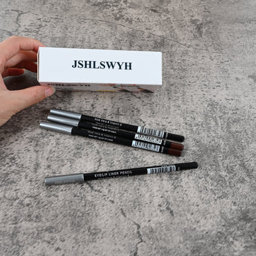 JSHLSWYH Professional Eye Pencil Eyeliner Smudge Resistant Waterproof Long Lasting Smooth Application