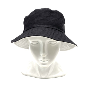 LOVETREND NEWYORK Hats Black & White Cotton Cloth Reversible Double-Sided Fisherman Hat Sunshade Sunscreen Decorative Dome Hats