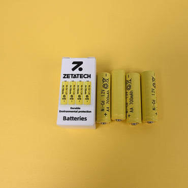 Z ZETATECH High-Performance AA Batteries for Everyday Devices, Long-Lasting Power with Eco-Friendly Design