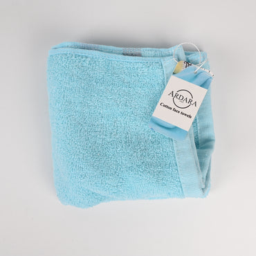 ARDARA HOME Premium Cotton Face Towels Ultra Soft Extra Absorbent Quick Dry Facial Washcloths for Daily Skincare