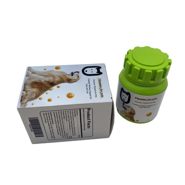 Vitamins for pets-Balanced Multivitamin Supplement Formulated for Dogs and Cats