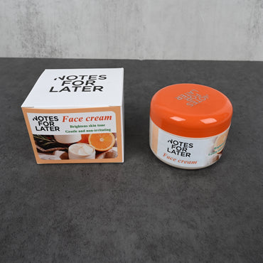 NOTES FOR LATER Vitamin C Brightening & Anti-Aging Facial Cream Hydrating Antioxidant Formula for Youthful Radiance