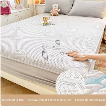 Springloft Waterproof Mattress Protector Cover Universal Thick Bed Sheet Pad Breathable for All Season
