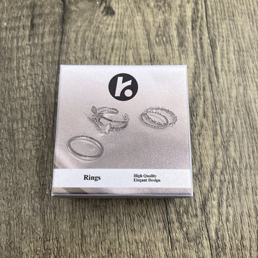 Stunning Elegant Silver Alloy Ring Collection – High-Quality Fashionable Designs for Every Occasion