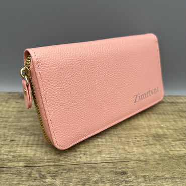 Zimrtvnt Elegant Pocketbooks for Women – Spacious Long Wallet with Multiple Card Slots