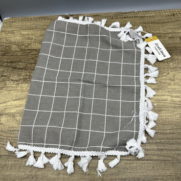 ZenLinen Grey Tablecloth - Waterproof Table Cover for Dining, Kitchen & Outdoor Parties