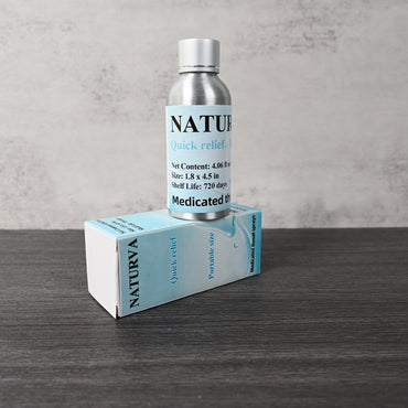 NATURVA Medicated Throat Spray – Fast-Acting Relief for Sore Throat, 4.06 fl oz