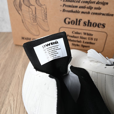 SIWEIQI Men's Breathable Golf Shoes Lightweight Athletic Sneakers with Slip-Resistant Sole