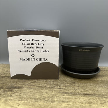 Flowerpots Sleek Modern Plant Pots for Elevated Indoor and Outdoor Greenery: Stylish Minimalist Design, Perfect for Any Space