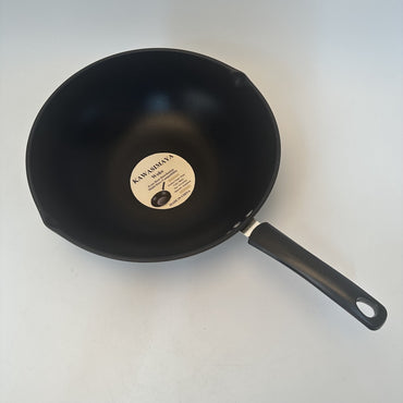 KAWASIMAYA Nonstick Frying Pan Dual-Spout Woks, Induction & Gas Stovetop Cookware