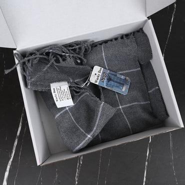 Wacky Doo Winter Warm Knitted Scarf Ultra‑Soft Wool Blend Scarf, Cozy & Stylish Cold Weather Accessory