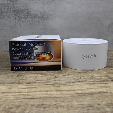 ryosvelt Downlighters Ultra Thin Flush Mount LED Ceiling Light 7W Energy Efficient