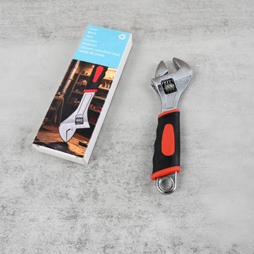 KESUO 6 Inch Adjustable Wrench Upgraded Non Slip Handle for DIY Professional Use