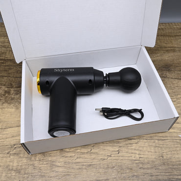 Shyterm Massage Apparatus Massage Gun Deep Tissue Relief Muscle Recovery Quiet Portable for Athletes