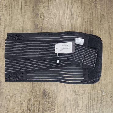 BOPLYBAY Black Athletic Kidney Belt - Premium Lower Back Stabilizer for Intense Workouts