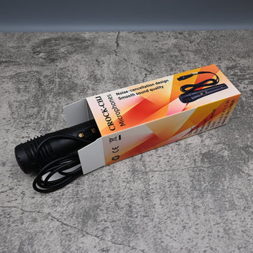 CROCK-CHJ KTV Wired Microphone Dynamic Vocal Mic for Singing Karaoke Home Party
