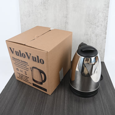 VuloVulo Universal Voltage Electric Kettle Stainless Steel Rapid Boiling Water Heater