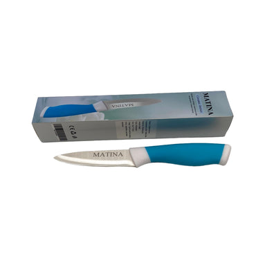 MATINA Ceramic knives White And Blue Silicone Grip Ceramic Blade Minimalist 4cm * 22cm Kitchen Ceramic Knives
