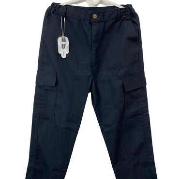 G Greige Pants Polyester Cotton 71% To 80% Straight Tube Long Casual Button Micro Elastic Moisture Wicking Pants