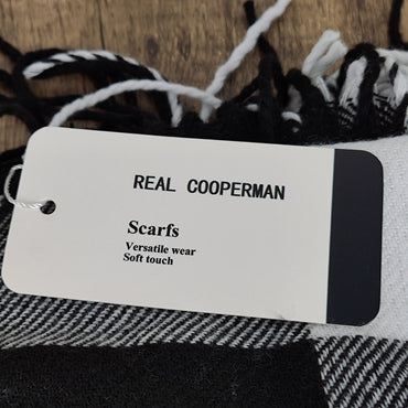 REAL COOPERMAN Versatile Unisex Scarf - Soft Acrylic for Comfort and Warmth