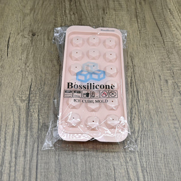 Bossilicone Ice Cube Molds Ice Cube Tray in Pink