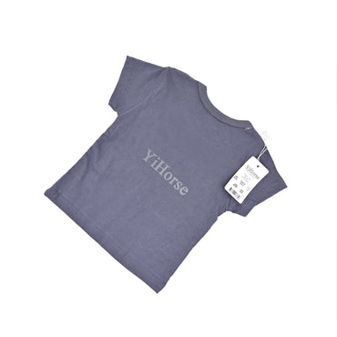 YiHorse Slim-Fit Short-Sleeve Crewneck Pocket T-Shirt Gray