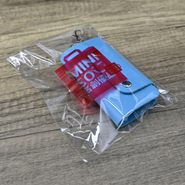 MINI SO Keycases Leather Keychain Holder Pouch